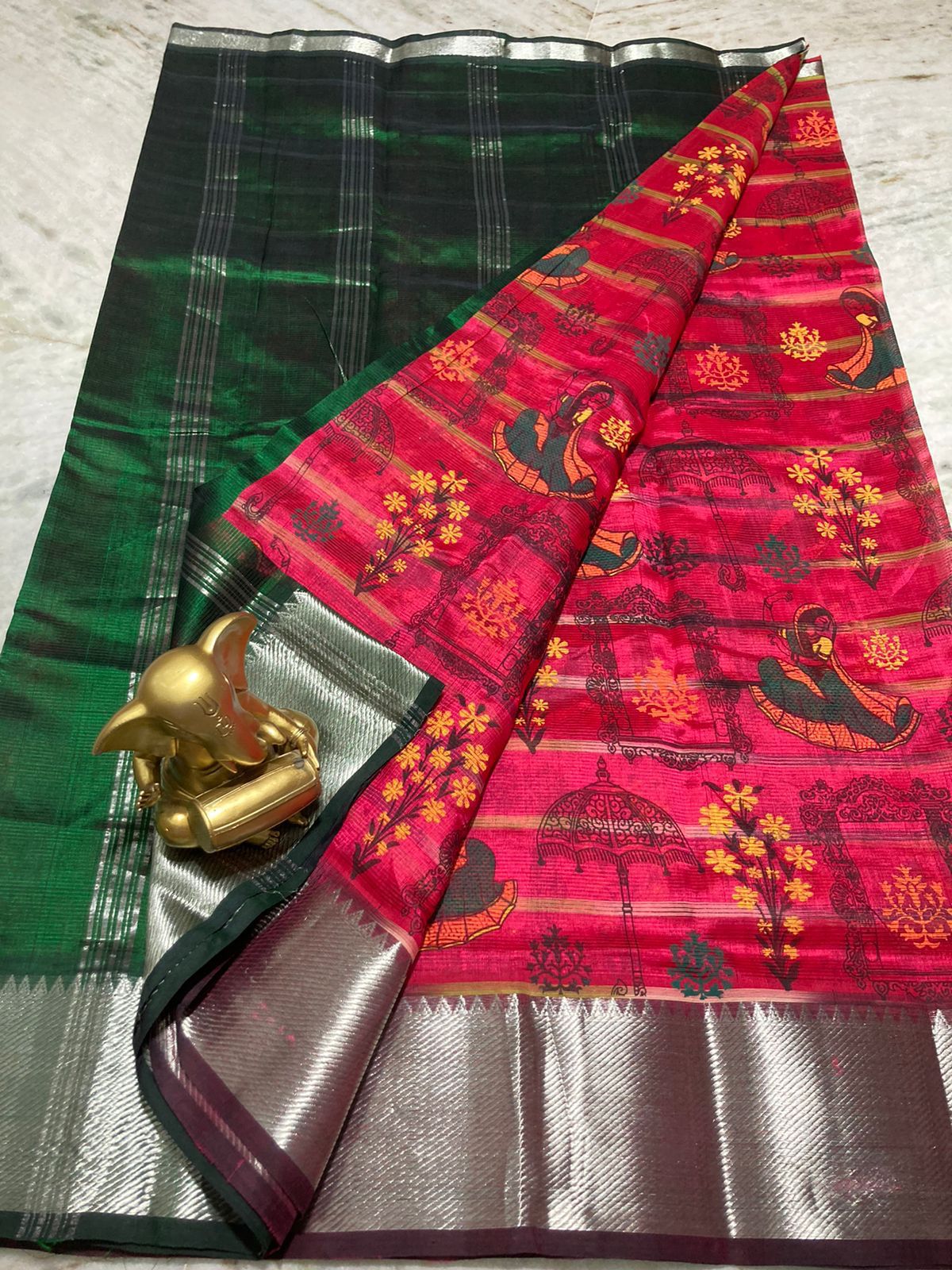 Mangalagiri pure pattu by cotton saree - Vannamayil Fashions