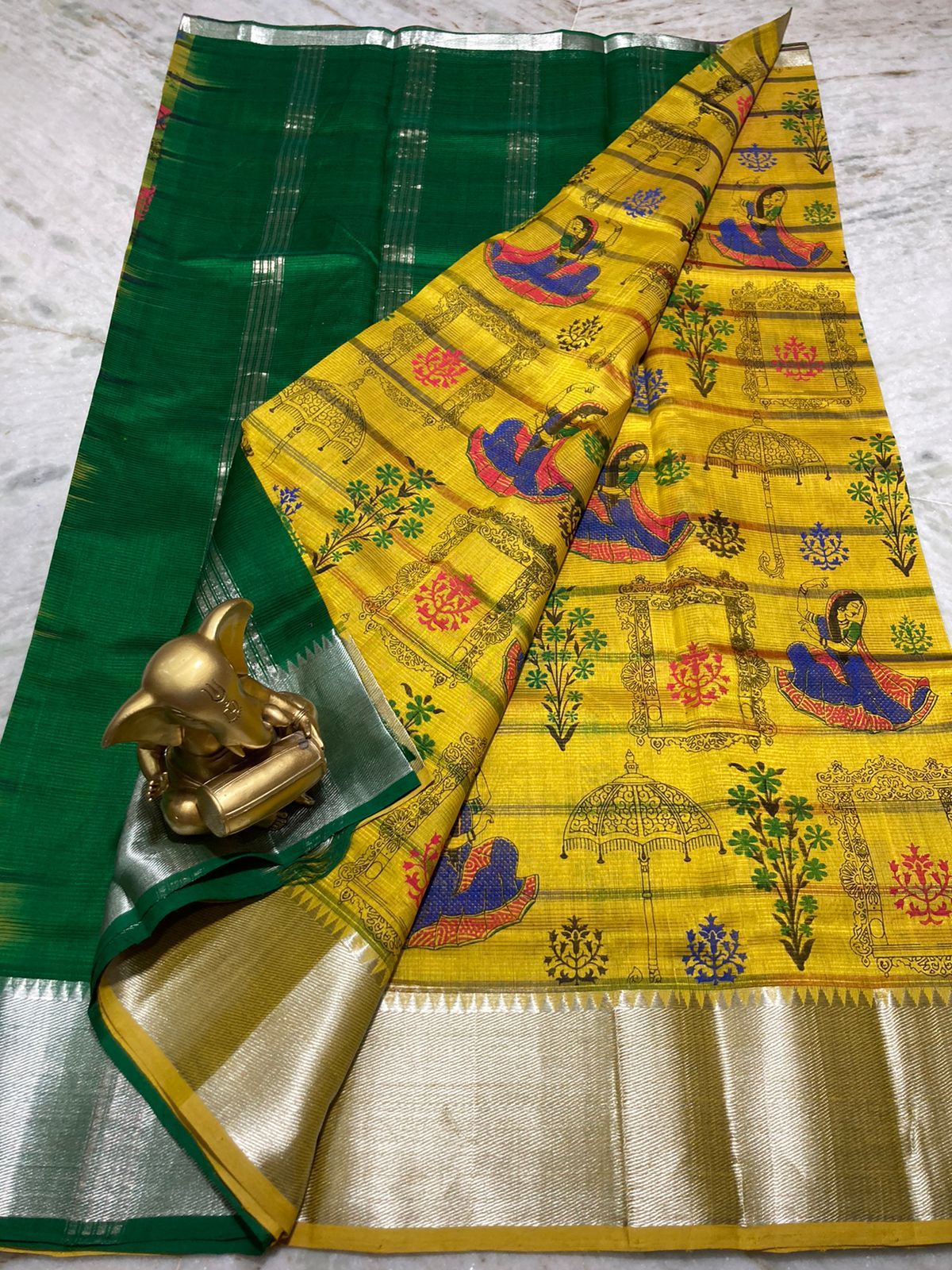 Mangalagiri pure pattu by cotton saree - Vannamayil Fashions