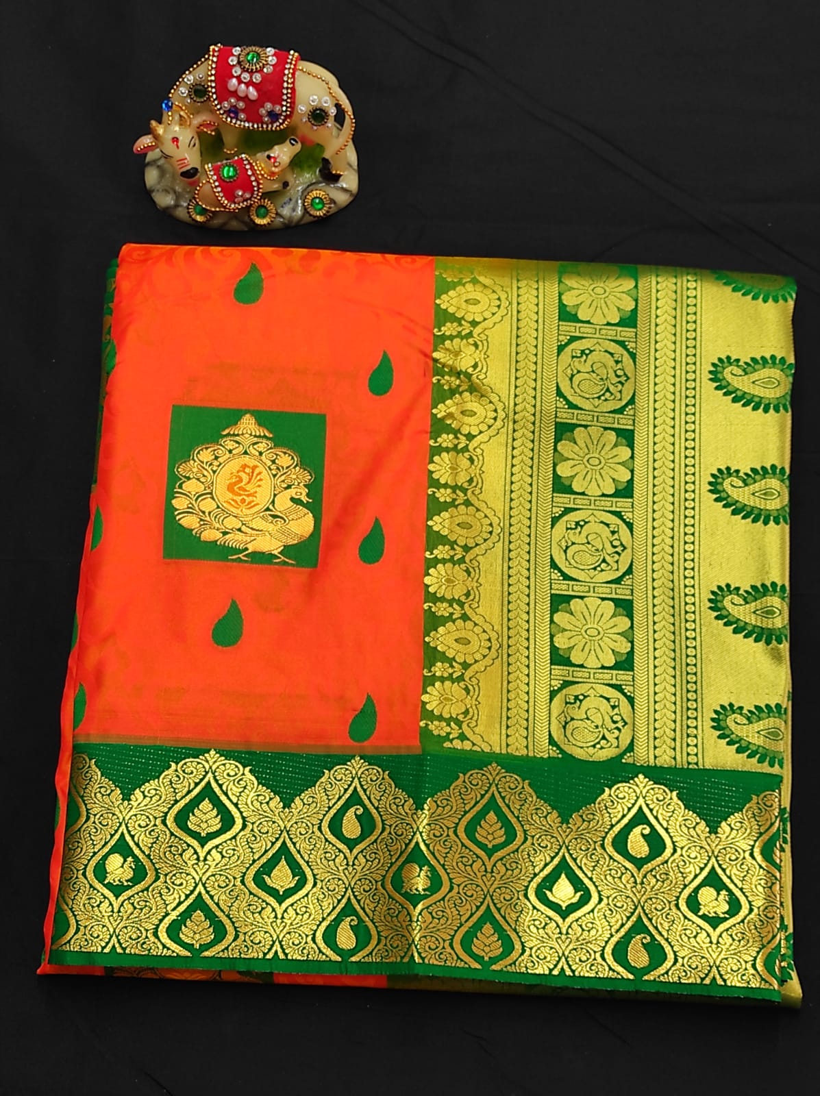 Samuthrika semi silk traditional saree - Vannamayil Fashions