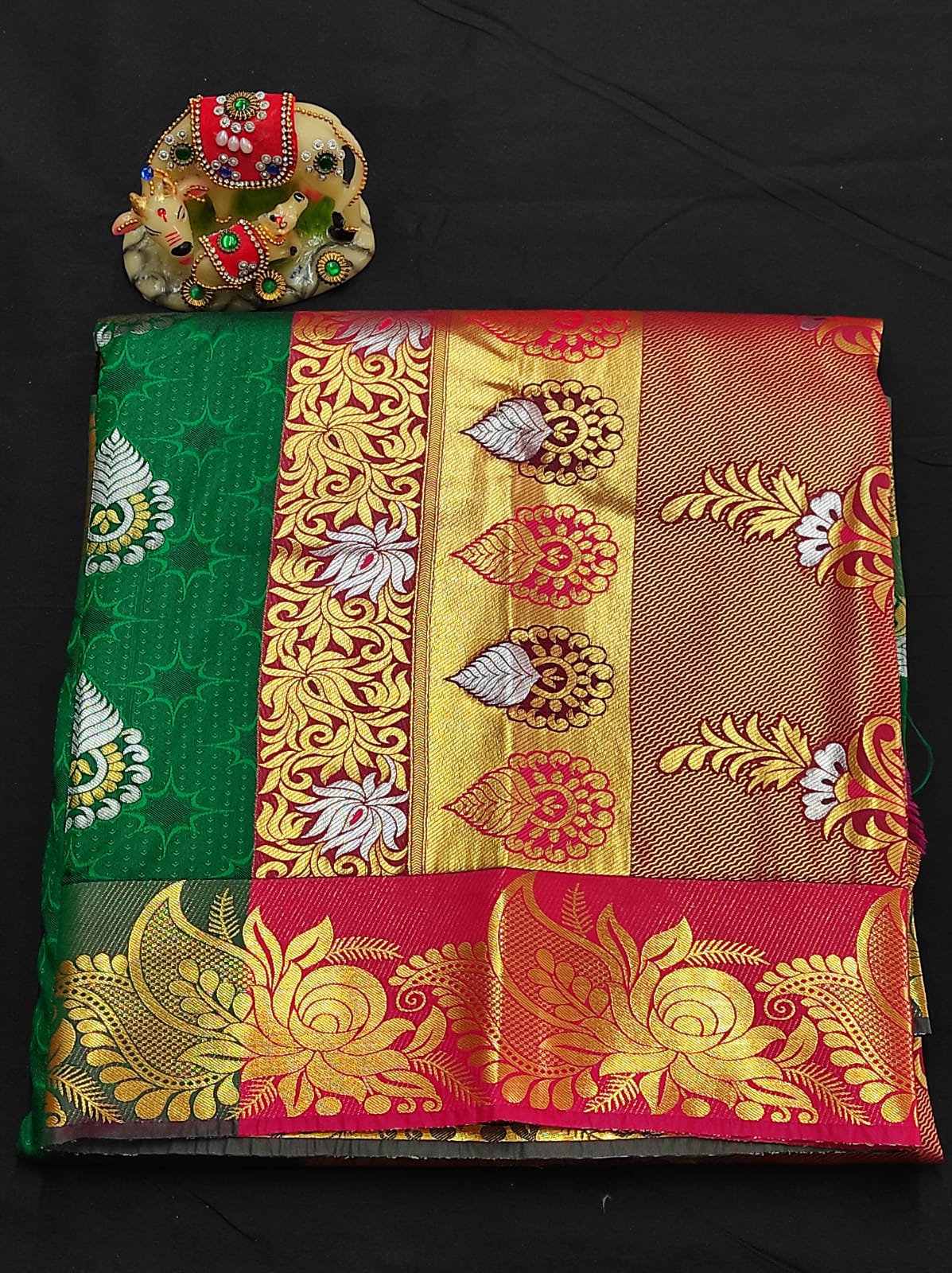 Samuthrika semi silk traditional saree - Vannamayil Fashions