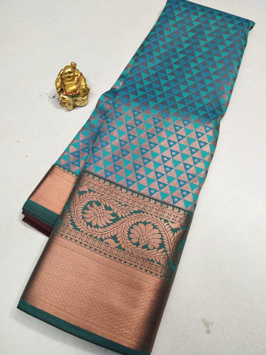 Samuthrika semi silk saree - Vannamayil Fashions