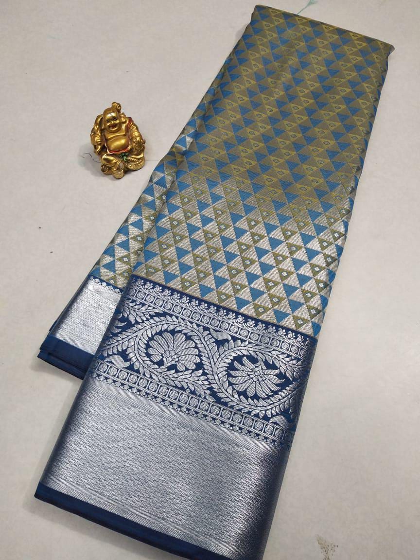 Samuthrika semi silk saree - Vannamayil Fashions