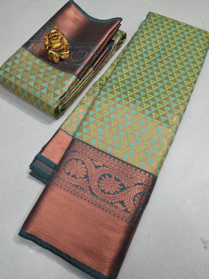 Samuthrika semi silk saree - Vannamayil Fashions