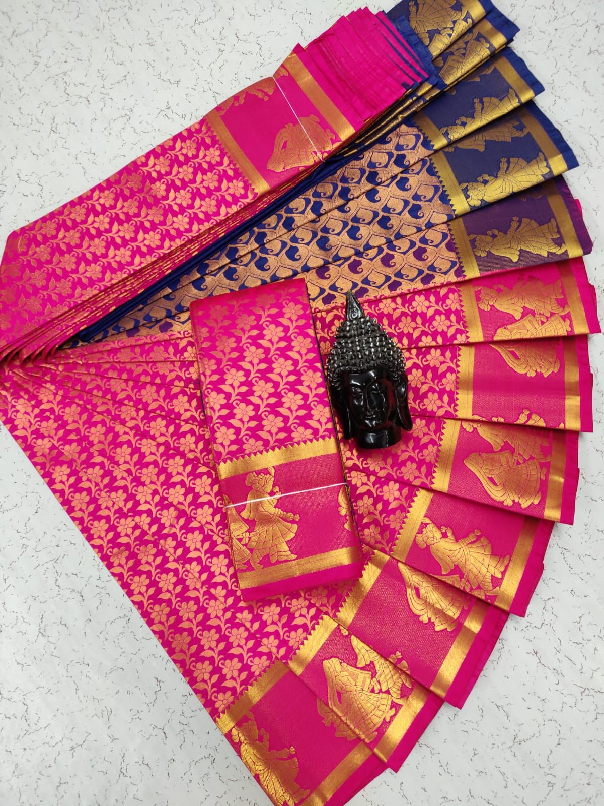 Samuthrika semi silk saree - Vannamayil Fashions