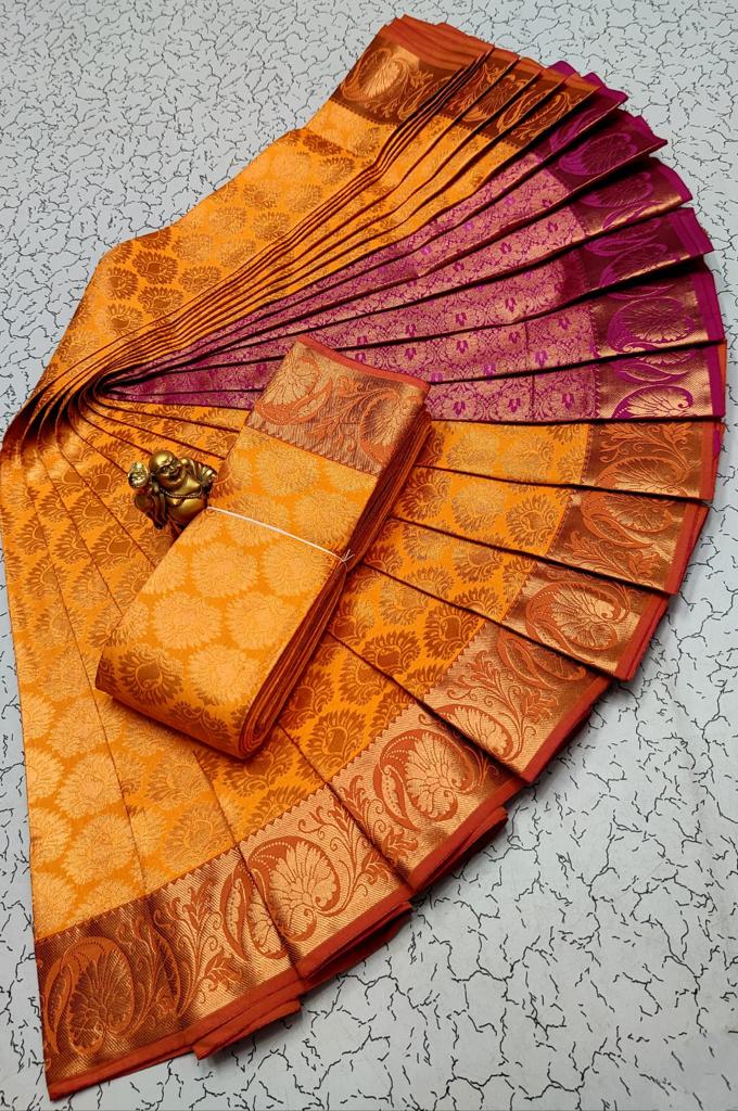 Samuthrika vasthrakala style wedding semi silk saree - Vannamayil Fashions