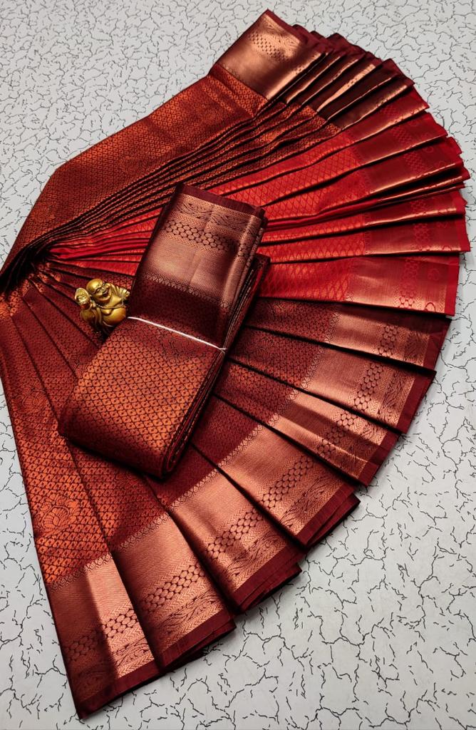 Samuthrika vasthrakala style wedding semi silk saree - Vannamayil Fashions