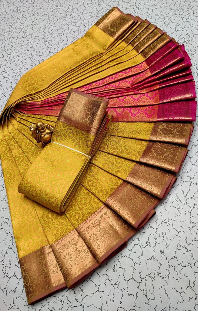 Samuthrika vasthrakala style wedding semi silk saree - Vannamayil Fashions