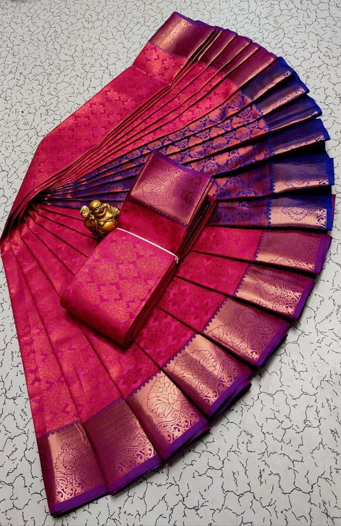 Samuthrika vasthrakala style wedding semi silk saree - Vannamayil Fashions