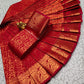 Samuthrika vasthrakala style wedding semi silk saree - Vannamayil Fashions