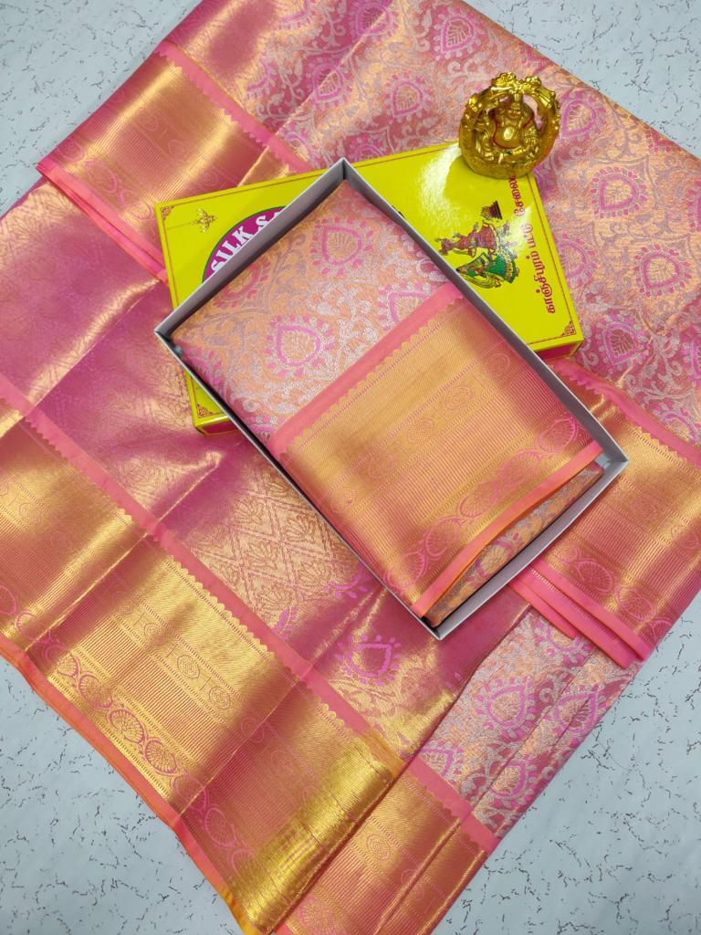 Body Designed Multicolor Soft Tissue Banarasi Silk Pattu Sari, 6.3 m (with  blouse piece) at Rs 1099 in Surat