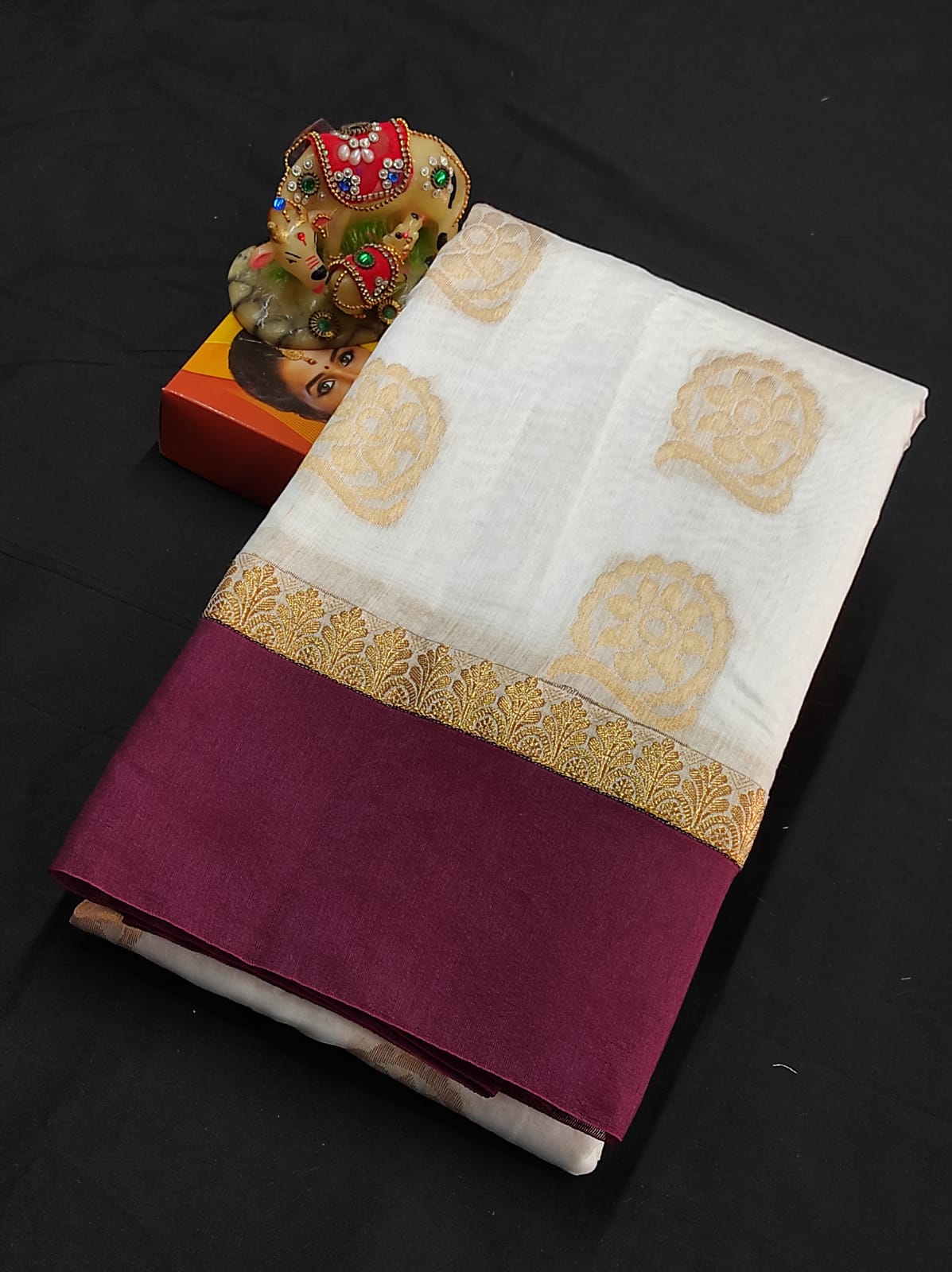 Chanderi Cotton Silk Saree - Designer Sarees Rs 500 to 1000 - SareesWala.com