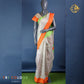 Soft tissue material tri-color saree - Vannamayil Fashions