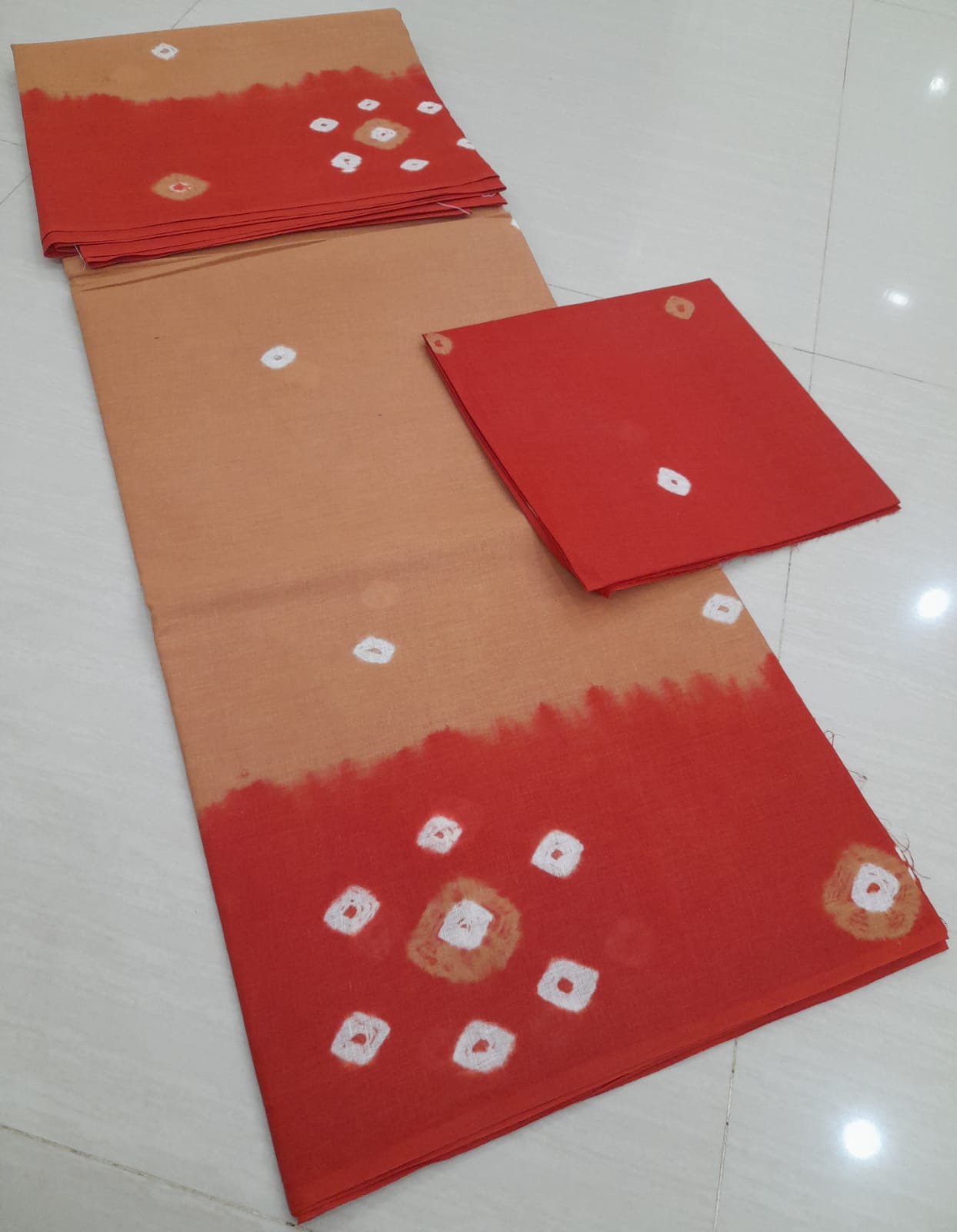 Sungudi plain cotton saree - Vannamayil Fashions