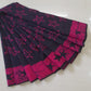 Sungudi wax print cotton saree - Vannamayil Fashions