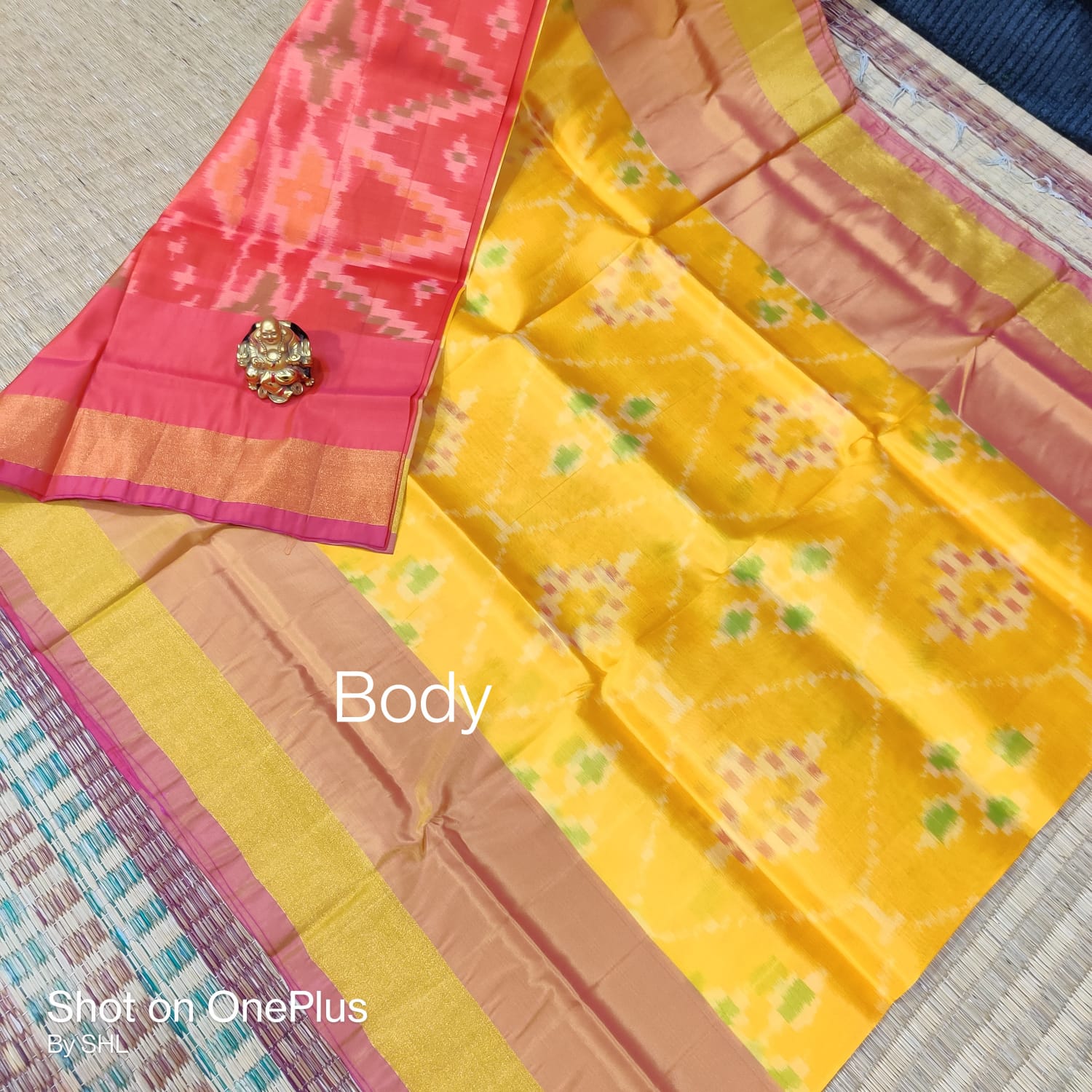 Handloom Pochampally Ikkat Pure Soft Silk Sarees - Pink with Blue – Looms  Legacy