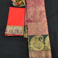 Up to 10 years samuthrika type semi silk pattu pavadai material for kids - Vannamayil Fashions