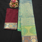 Up to 10 years samuthrika type semi silk pattu pavadai material for kids - Vannamayil Fashions