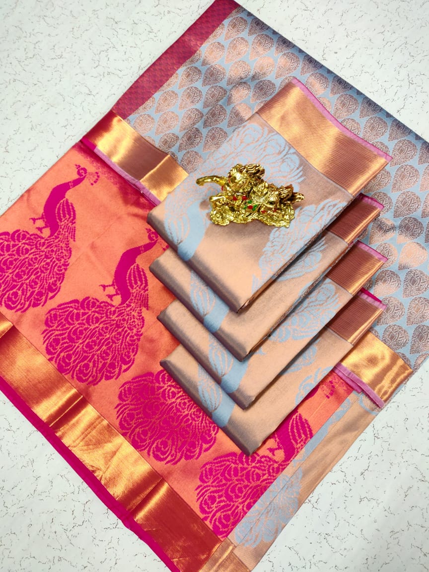 Samuthrika semi silk saree