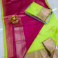 Copper thoranam designed saree - Vannamayil Fashions