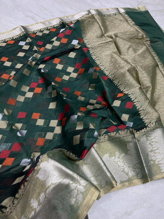 Banarasi cotton saree - Vannamayil Fashions