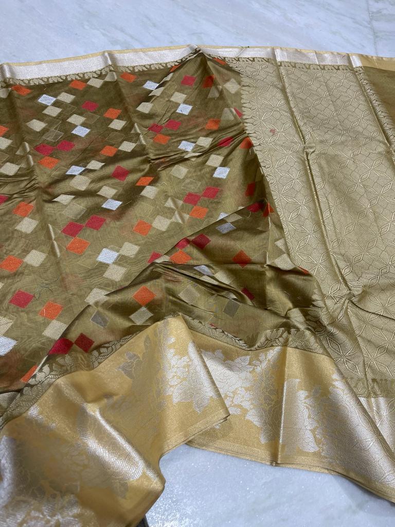 Banarasi cotton saree - Vannamayil Fashions