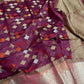 Banarasi cotton saree - Vannamayil Fashions