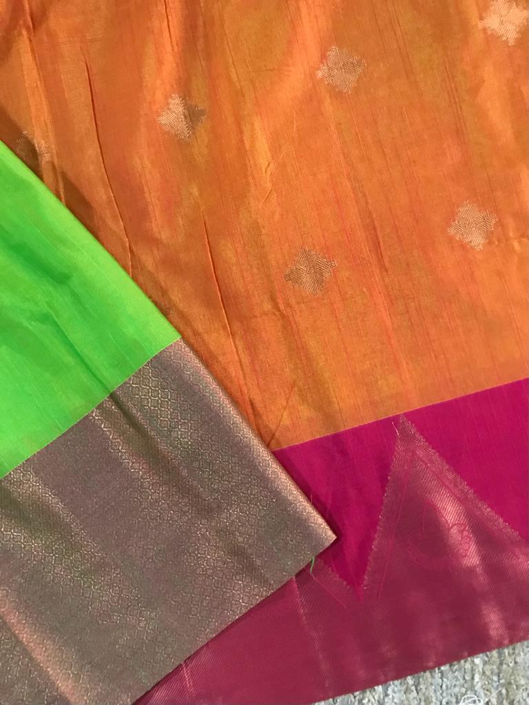 Banarasi cotton silk saree