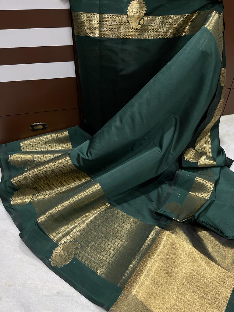 Banarasi cotton soft silk saree