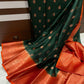 Banarasi dyeable warm silk saree