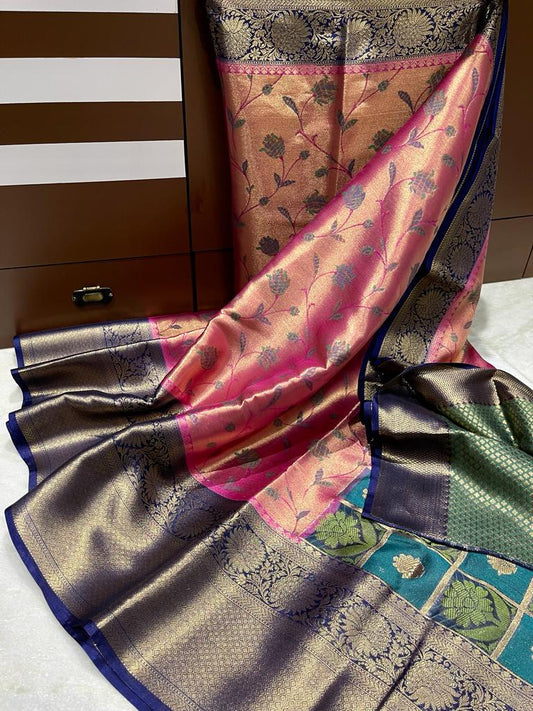 Banarasi semi georgette soft saree - Vannamayil Fashions