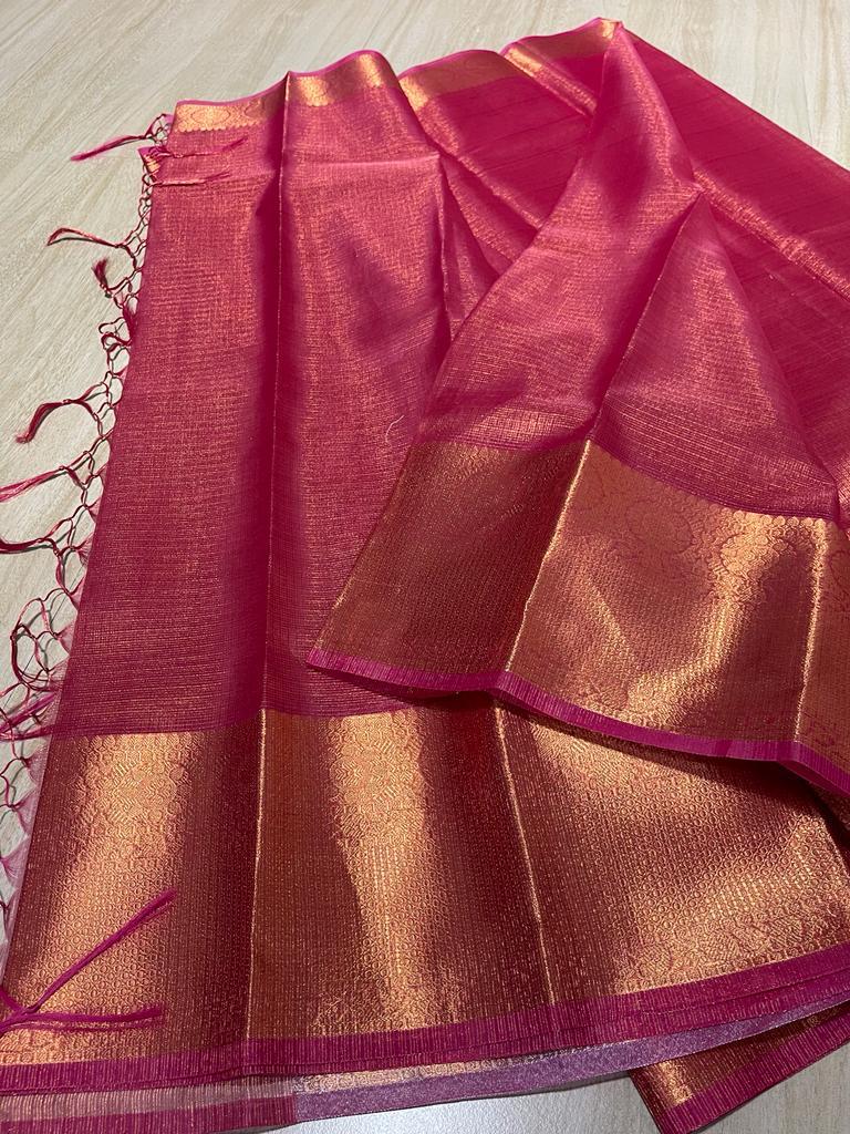 Banarasi tissue saree - Vannamayil Fashions