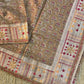 Champa tussar silk kutch embroidery work saree