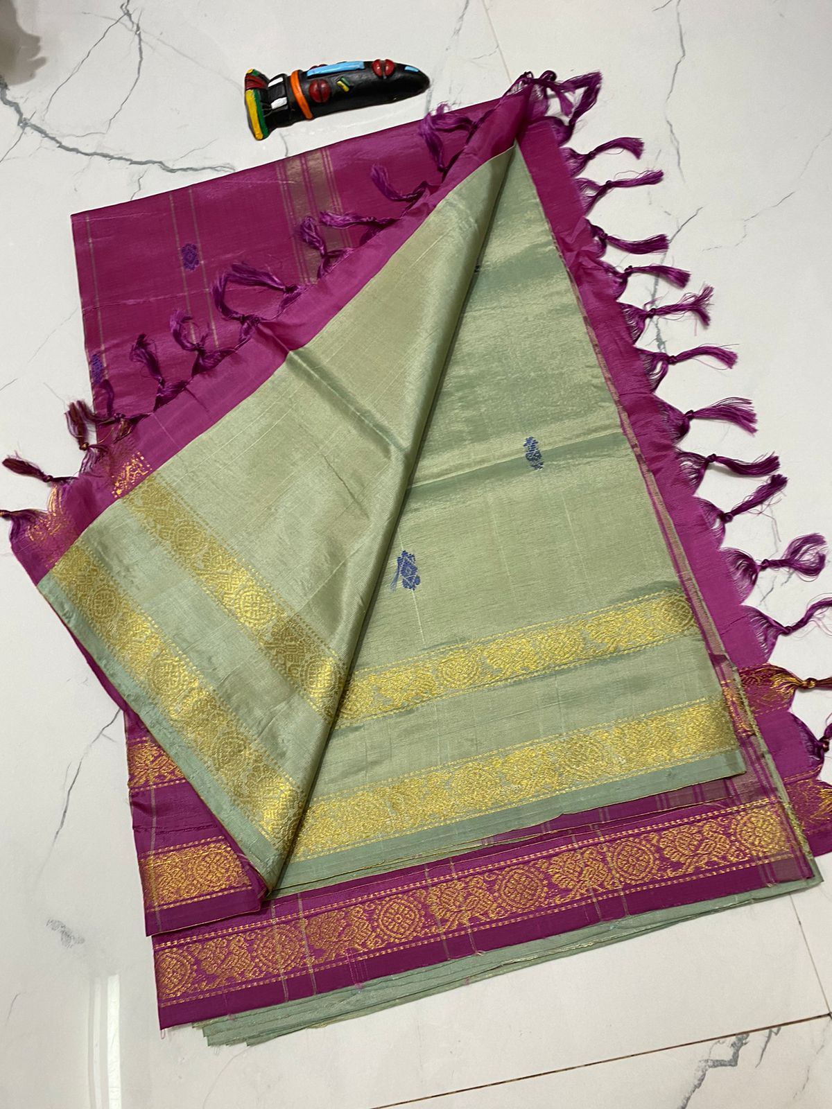 Valai Pattu Sarees, 5.5 m at Rs 1100 in Virudhunagar | ID: 2851760504733