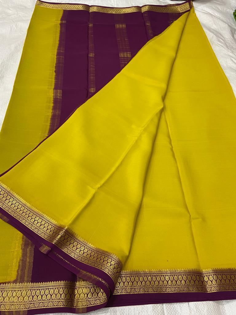 Wine Color Silk Saree