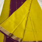 Contrast color pure mysore silk saree