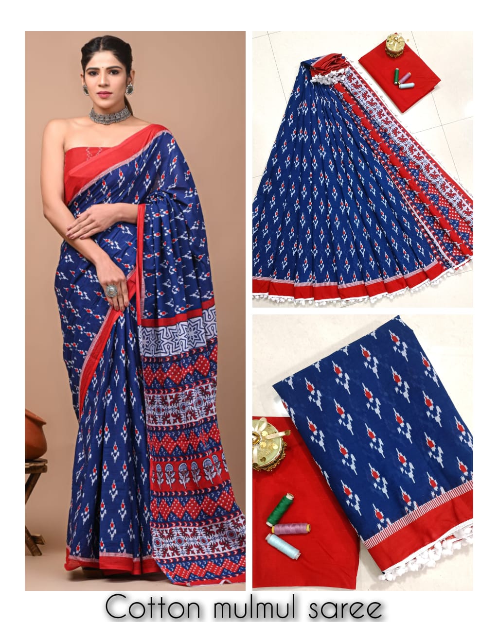 Batik Print Cotton Saree: Gift/Send Fashion and Lifestyle Gifts Online  J11132505 |IGP.com