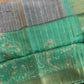 Dual shade kora organza silk saree