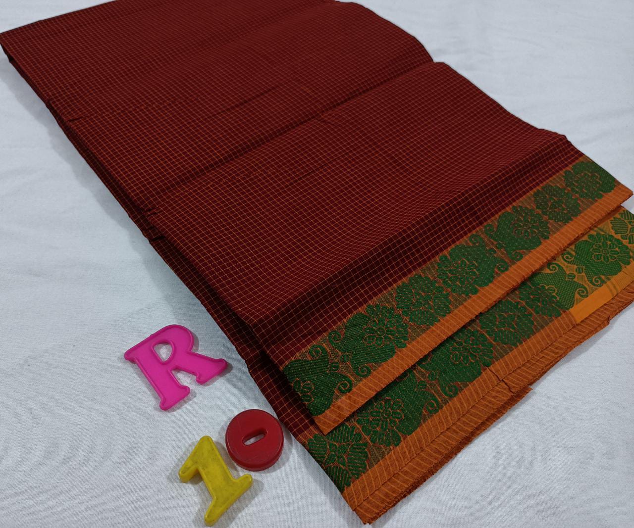 EE-V03442 Rose Madurai Cotton – sakhifashions