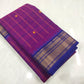 Kanchi cotton double side zari border work saree