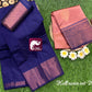 Kanchi semi-silk half saree material set