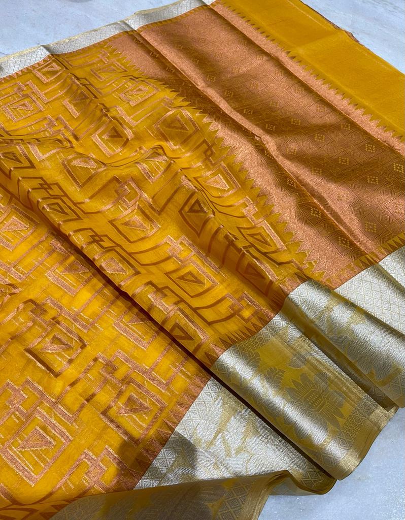 Kora organza soft saree - Vannamayil Fashions