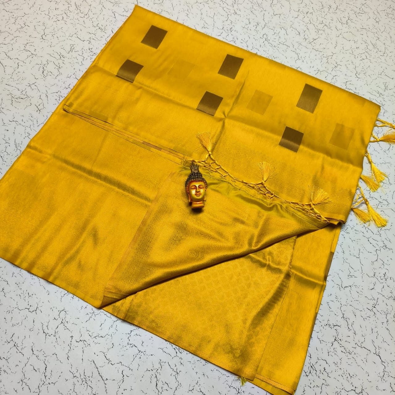 Kubera pattu copper zari meena work saree