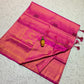 Kubera pattu copper zari meena work saree