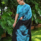 Linen digital print saree - Vannamayil Fashions