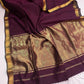 Maheshwari handloom plain silk cotton saree