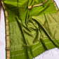 Maheshwari handloom plain silk cotton saree