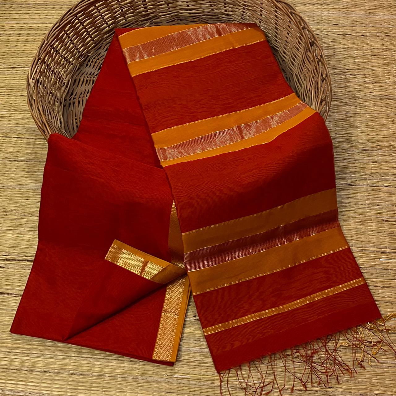 Buy Authentic Maheshwari Silk Saree | Gaatha