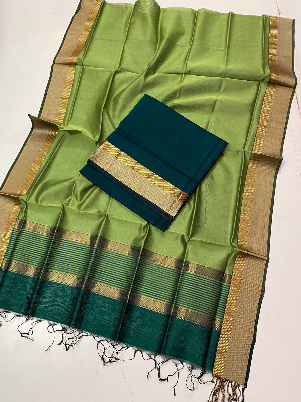 Maheshwari silk cotton dress material