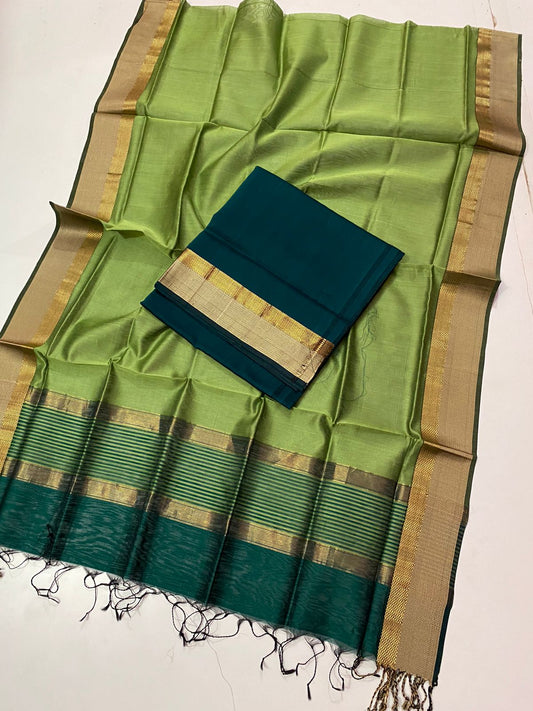 Maheshwari silk cotton dress material