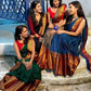 Mangalagiri cotton kuppadam kanchi zari border full plain saree - Vannamayil Fashions